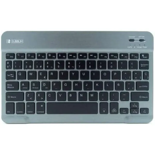 Bluetooth-клавиатура Subblim SUB-KBT-SMBL31 Серый Испанская Qwerty