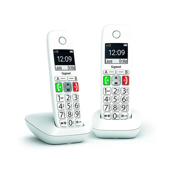 Bezvadu Tālrunis Gigaset E290 Duo Balts  