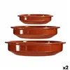 Set of Oven Dishes Baked clay 2 Units