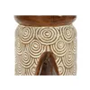 Side table DKD Home Decor Natural White Albasia wood (29 x 29 x 49 cm) (30 x 30 x 50 cm)