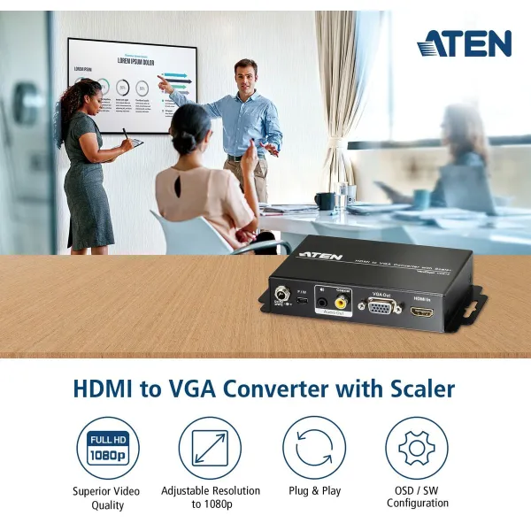 Adapteris Aten VC812-AT-G