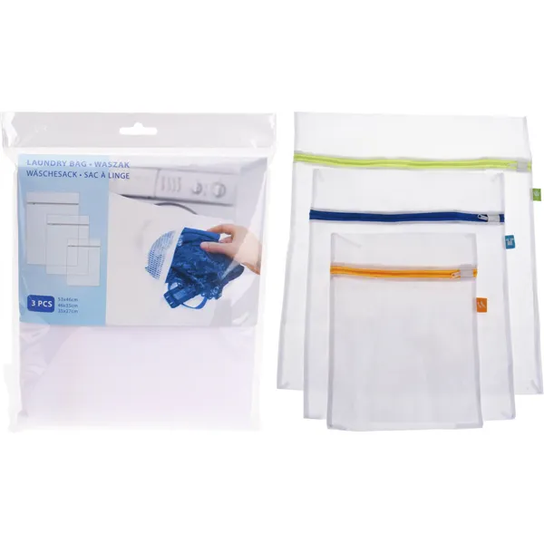 Washing Machine Bag Koopman CY5653240 White Leggings Rectangular