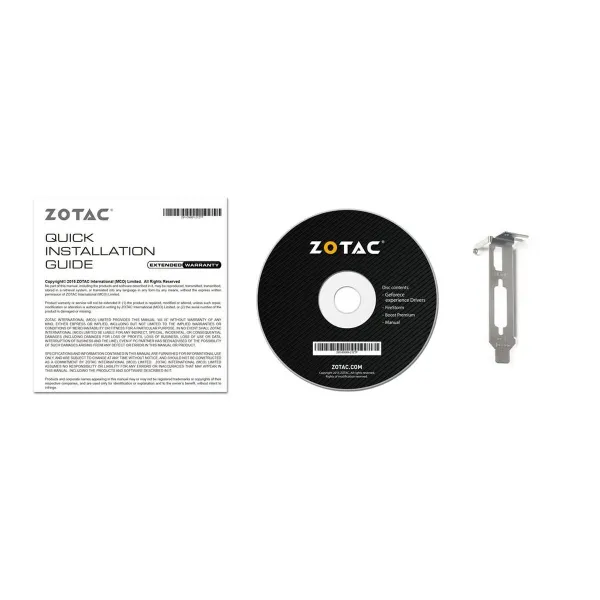 Graphics card Zotac ZT-P10300A-10L 2 GB NVIDIA GeForce GT 1030 GDDR5 DDR5