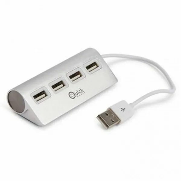 4 lizdų USB šakotuvas Quick Media 222504 Apple HOT SWAPPABLE