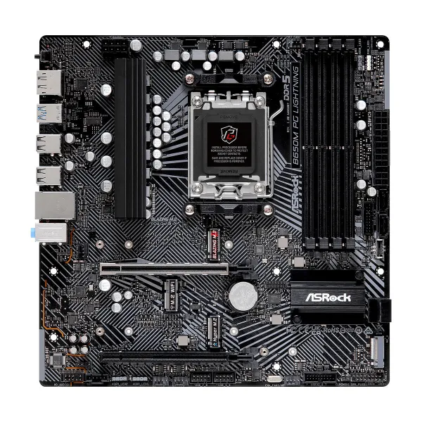 Материнская плата ASRock B650M PG LIGHTNING AMD B650 AMD AM5