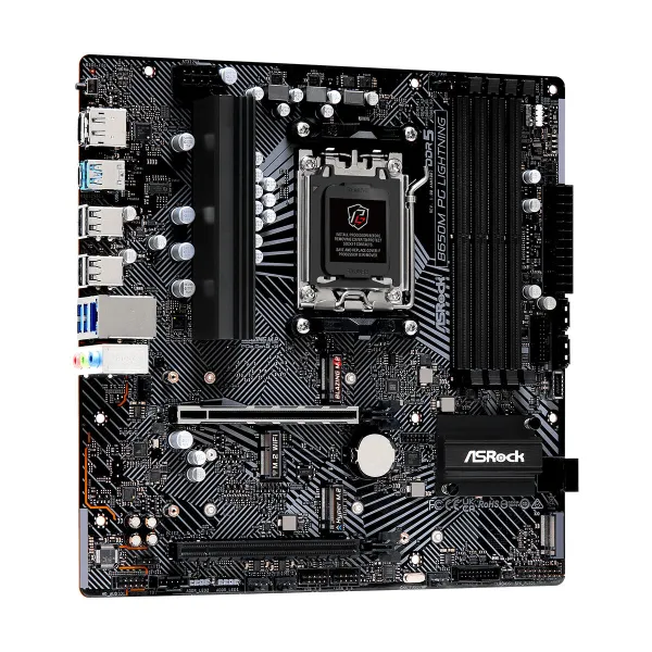Материнская плата ASRock B650M PG LIGHTNING AMD B650 AMD AM5