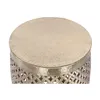 Side table Home ESPRIT Golden Aluminium 40 x 40 x 48 cm