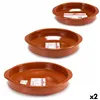 Saucepan Baked clay Set (2 Units)