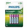 Battery Philips Batería R03B4A70/10 700 mAh 1,2 V (4 Units)