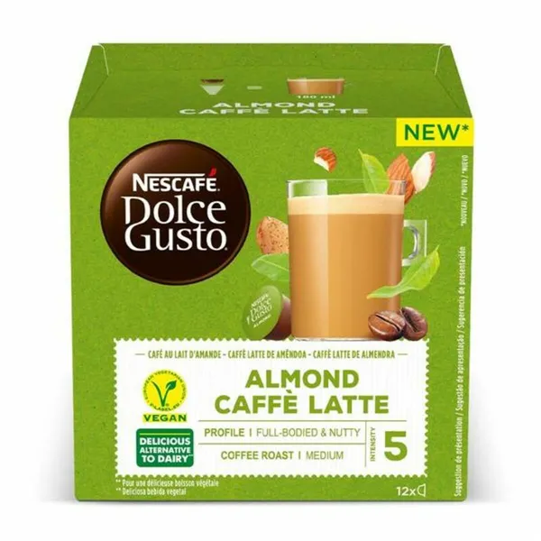 Coffee Capsules Dolce Gusto White coffee Almond (12 uds)