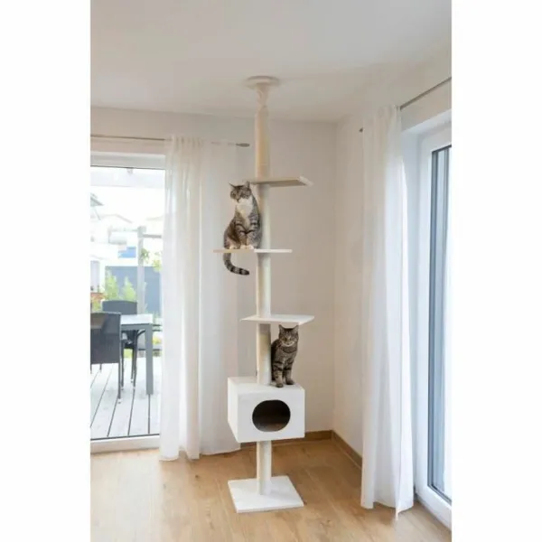 Kraapimispuu kassile Kerbl Valge Sisal