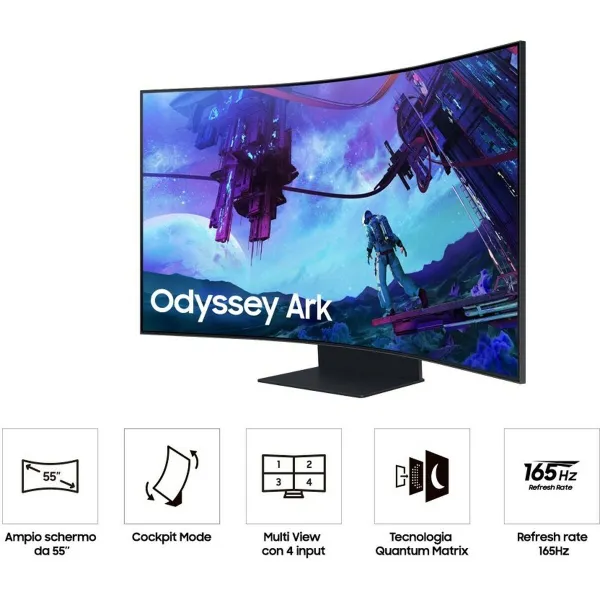 Monitorius Samsung Odyssey Ark S55CG970NU 4K Ultra HD 55"