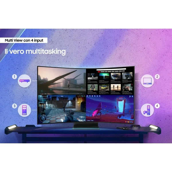 Monitorius Samsung Odyssey Ark S55CG970NU 4K Ultra HD 55"