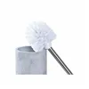 Toilet Brush DKD Home Decor Grey Silver Stainless steel Cement Scandi 10 x 10 x 40 cm