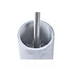 Toilet Brush DKD Home Decor Grey Silver Stainless steel Cement Scandi 10 x 10 x 40 cm