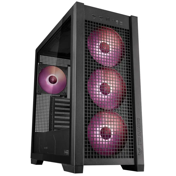 Блок полубашня ATX Galileo Asus TUF GAMING GT302 TG ARGB Чёрный