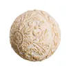 Balls Decoration Golden White 10 x 10 x 10 cm (8 Units)