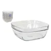 Salad Bowl Duralex Lys Squared Stackable (20 x 20 x 8 cm) (2 L)