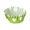 Muffin Tray Algon Green Spots Disposable