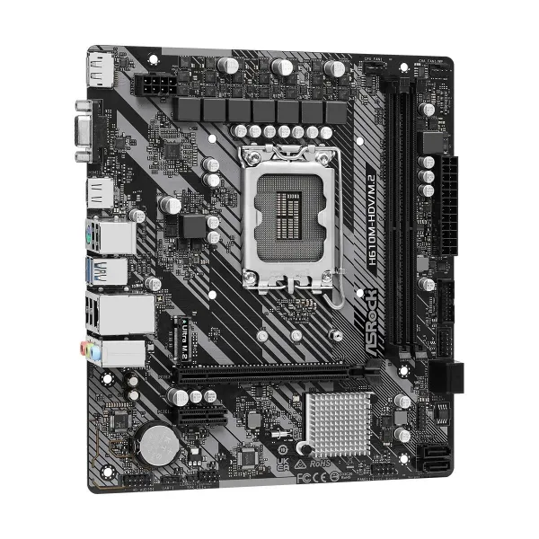 Pagrindinė plokštė ASRock 90-MXBJH0-A0UAYZ LGA 1700 INTEL H610
