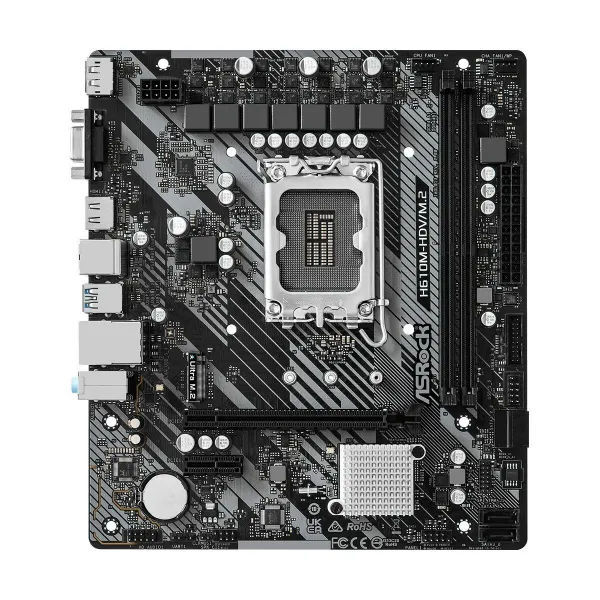 Pagrindinė plokštė ASRock 90-MXBJH0-A0UAYZ LGA 1700 INTEL H610
