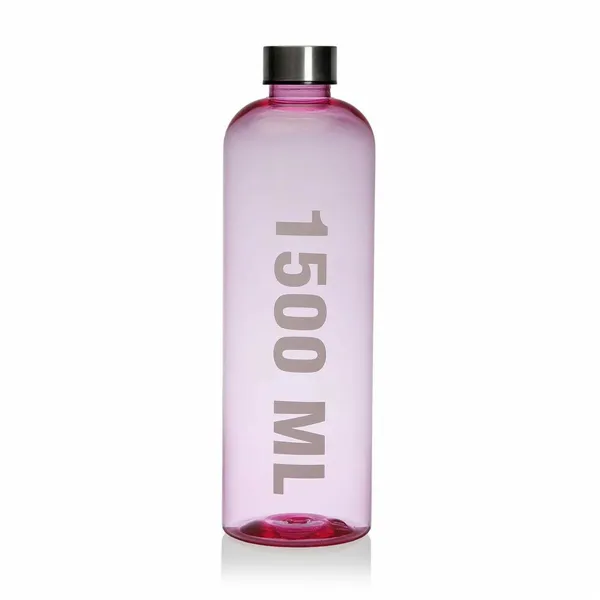 Water bottle Versa Pink 1,5 L Acrylic Steel polystyrene 9 x 29 x 9 cm