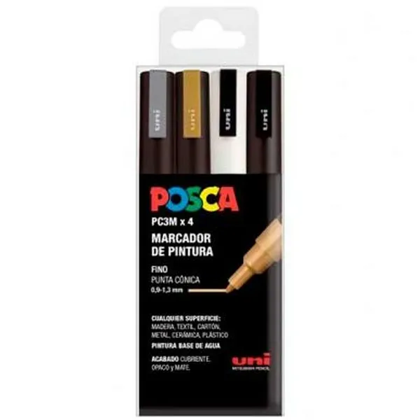 Set of Markers POSCA PC-3M GSWB Multicolour