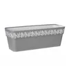 Self-watering planter Stefanplast Gaia Grey White Plastic