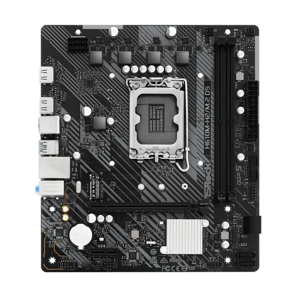 Mātesplate ASRock 90-MXBML0-A0UAYZ LGA 1700 INTEL H610