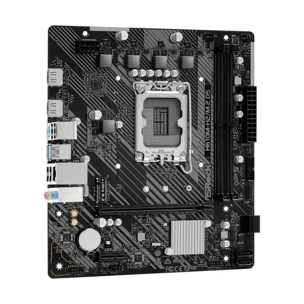 Mātesplate ASRock 90-MXBML0-A0UAYZ LGA 1700 INTEL H610