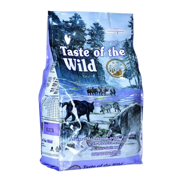 Fodder Taste Of The Wild Mountain Veal Lamb 2 Kg