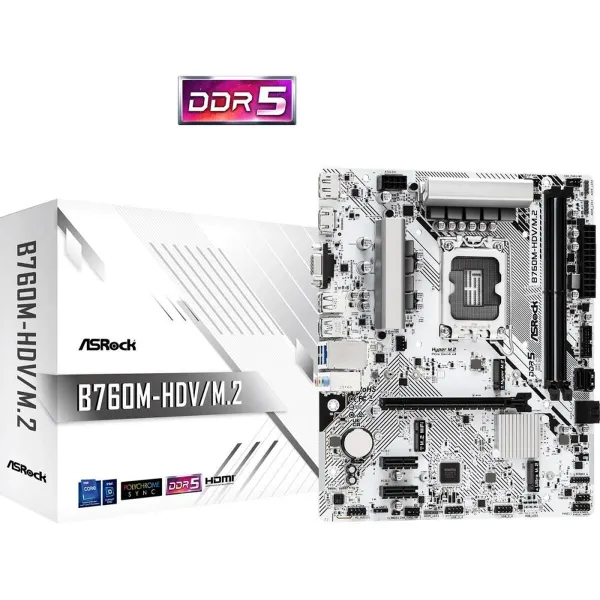 Pagrindinė plokštė ASRock 90-MXBMJ0-A0UAYZ LGA 1700 Intel B760