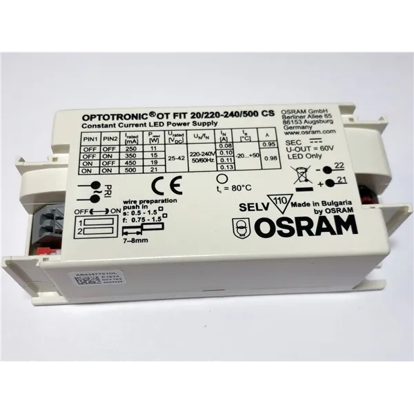 OT FIT 20/220-240/500 CS UNV1 OSRAM