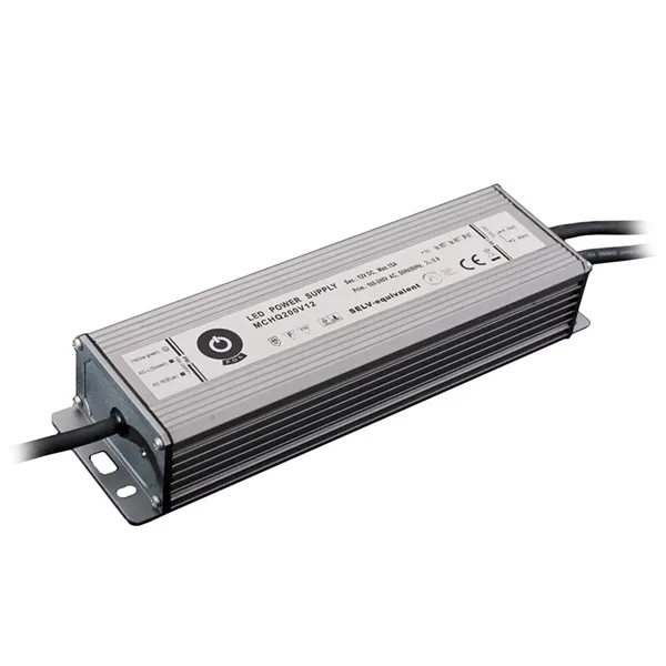 Metal power supply LED POS MCHQ200V-24-E 200W 24V waterproof IP67