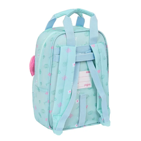 Child bag Glow Lab Cute doll Light Blue (20 x 28 x 8 cm)