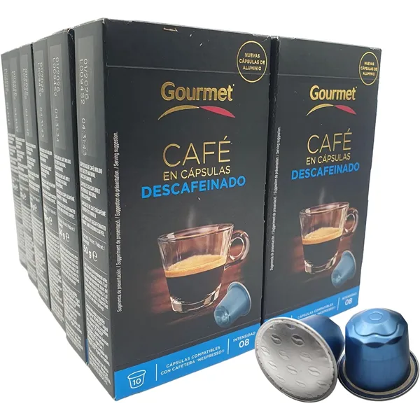 DESCAFEINADO GORMET COMPATIBLE NESPRESSO E/10 UD