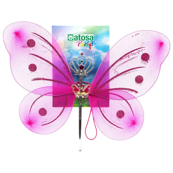 Fairy Wings 41 x 49 cm Fuchsia Purple Multicolour Fantasy