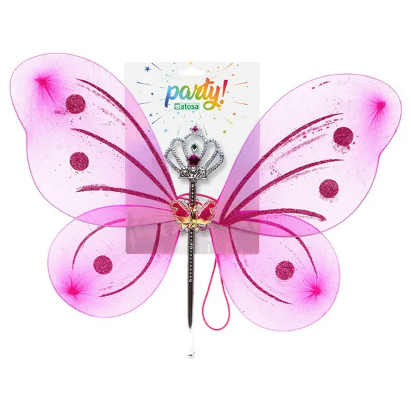 Fairy Wings 41 x 49 cm Fuchsia Purple Multicolour Fantasy