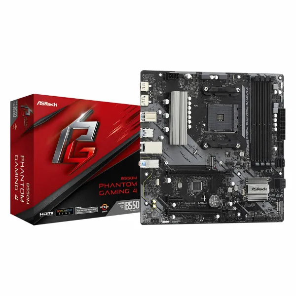 Mātesplate ASRock 90-MXBE90-A0UAYZ AMD B550 AMD AM4