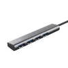USB Hub Trust 24947 Grey Black/Grey (1 Unit)