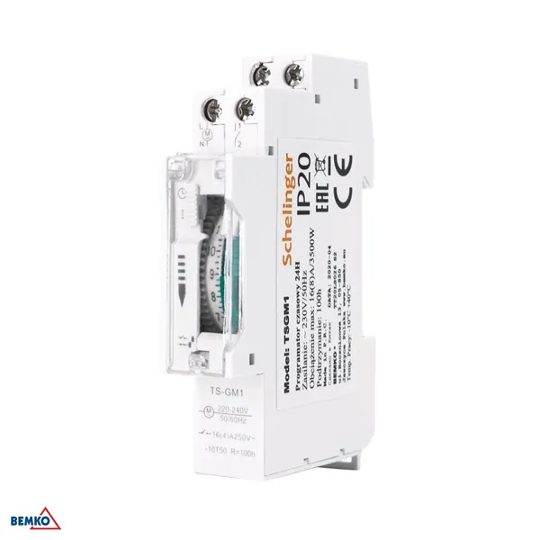 mehāniskais taimeris 24h schelinger