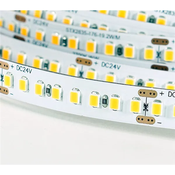 Flexible led strip 19.2w/m DC24V WW IP20 2835/176 2395lm