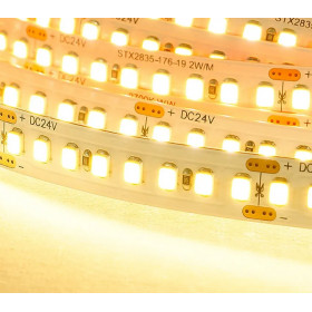 Flexible led strip 19.2w/m DC24V WW IP20 2835/176 2395lm
