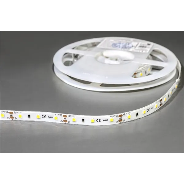 Professional LED tape 12W/m, 24V, 60LED 2835 warm white 2700-3300K, IP64