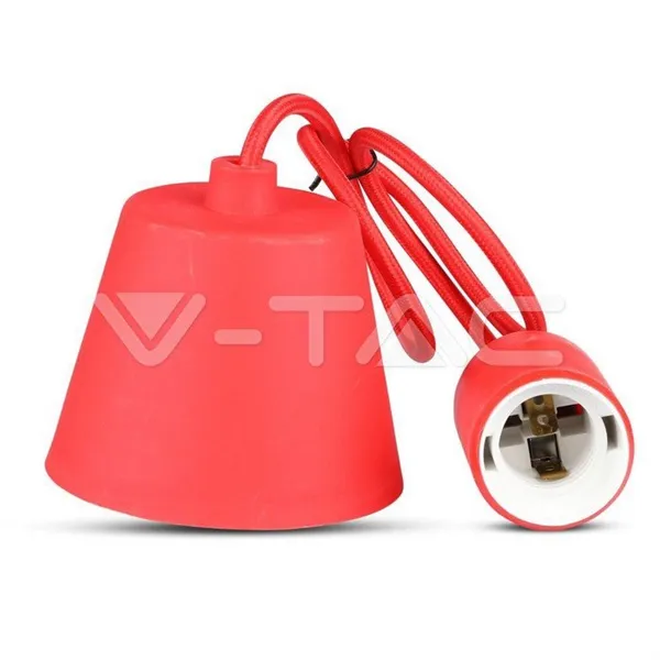 E27 Pendant Holder Red