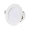 LED downlight IP44 8w, 3000K, recessed white Ø 80/103mm - 750 lm