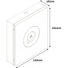 Surface mounted security lighting - area optic 3W