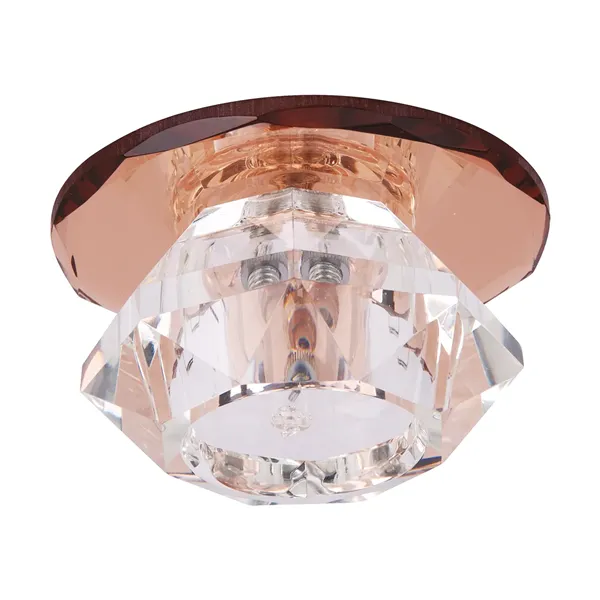 Ceiling recessed crystal luminaire MIRA C G4 brown (HL801) 