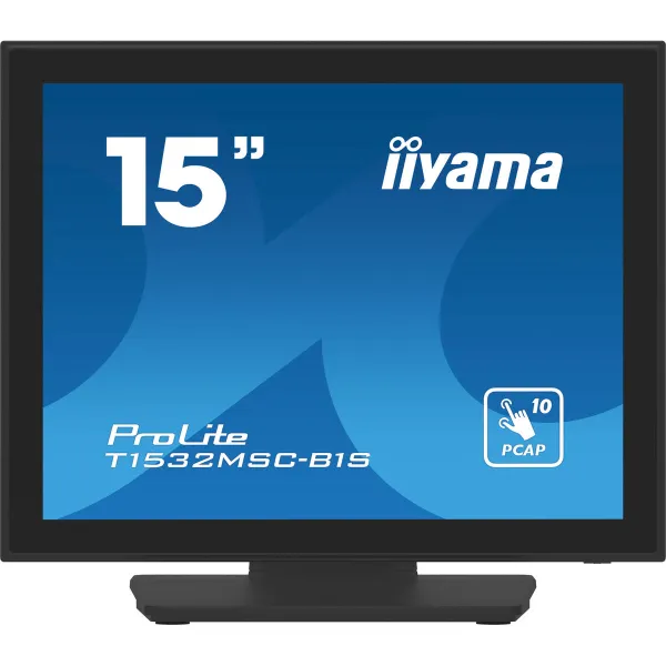 Monitorius Iiyama ProLite T1532MSC-B1S 15" XGA 50 - 60 Hz