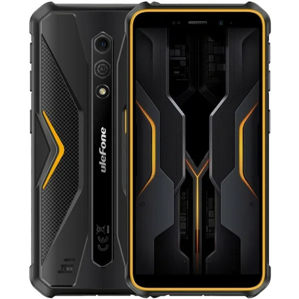 Išmanusis Telefonas Ulefone Armor X12 Pro Octa Core 64 GB Juoda Oranžinė 4 GB RAM